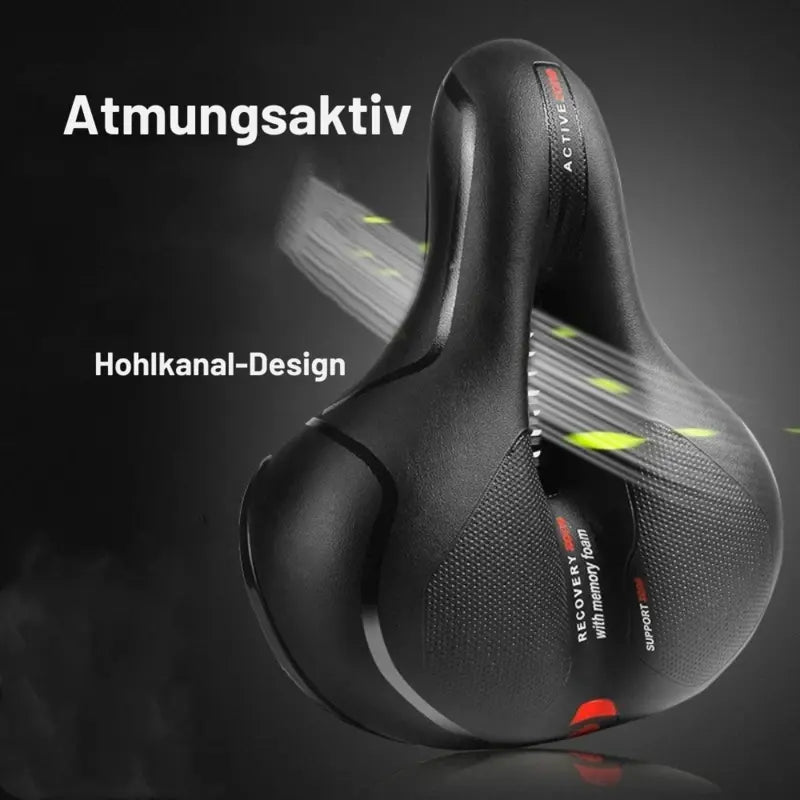 Ergonomischer Comfort Sattel mit Dämpfer