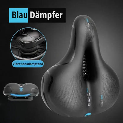 Ergonomischer Comfort Sattel mit Dämpfer