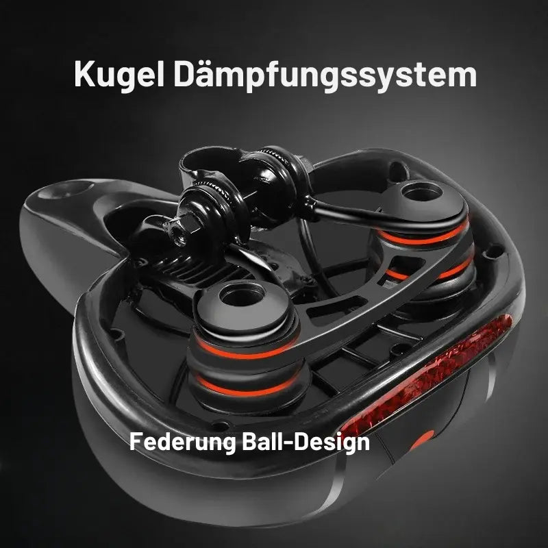 Ergonomischer Comfort Sattel mit Dämpfer