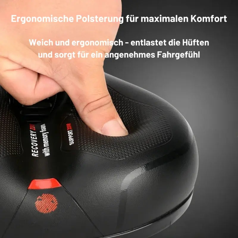 Ergonomischer Comfort Sattel mit Dämpfer