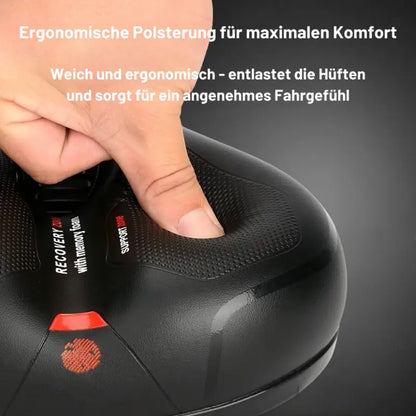 Ergonomischer Comfort Sattel mit Dämpfer
