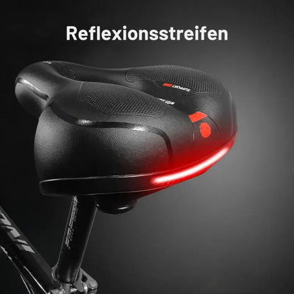Ergonomischer Comfort Sattel mit Dämpfer