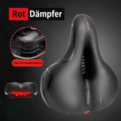 Ergonomischer Comfort Sattel mit Dämpfer